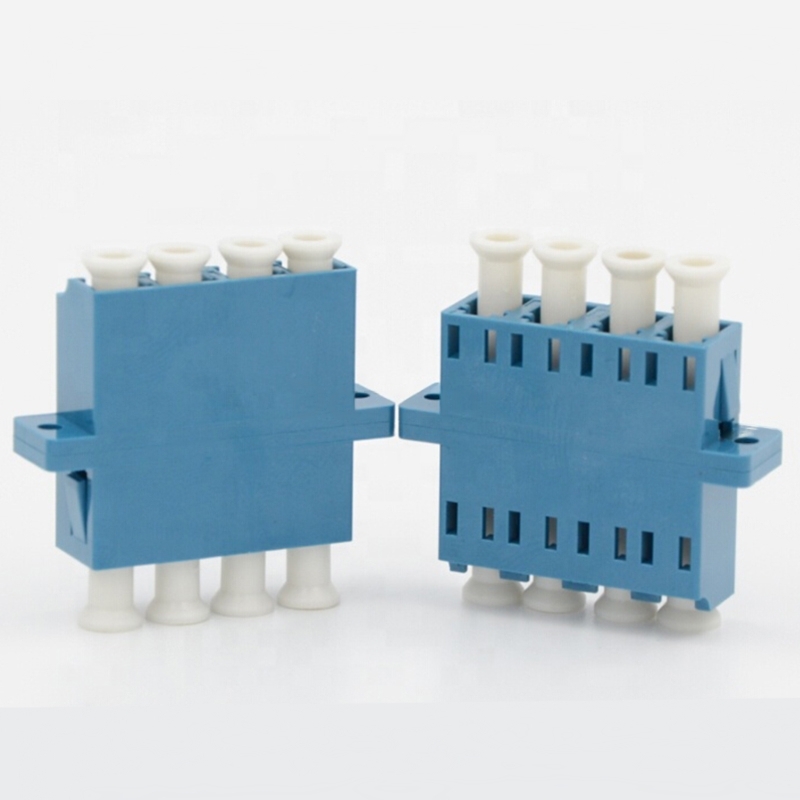 Adaptador Para Fibra Optica Monomodo Cuadruplex  Lc Pc